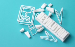 Pile of 3D Printed parts